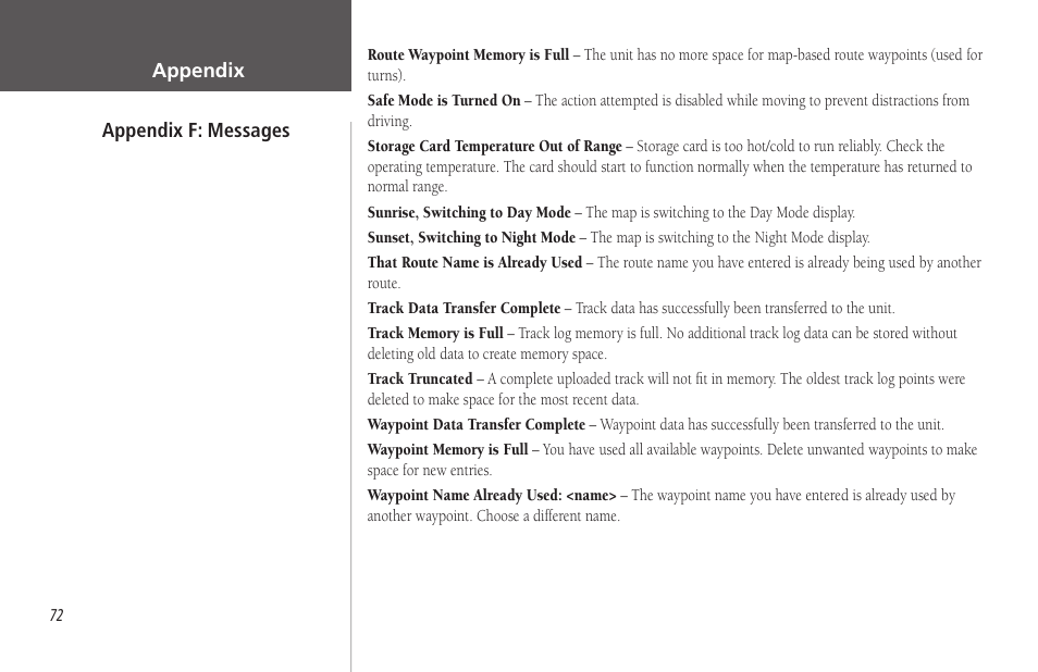 Garmin StreetPilot 2650 User Manual | Page 82 / 95