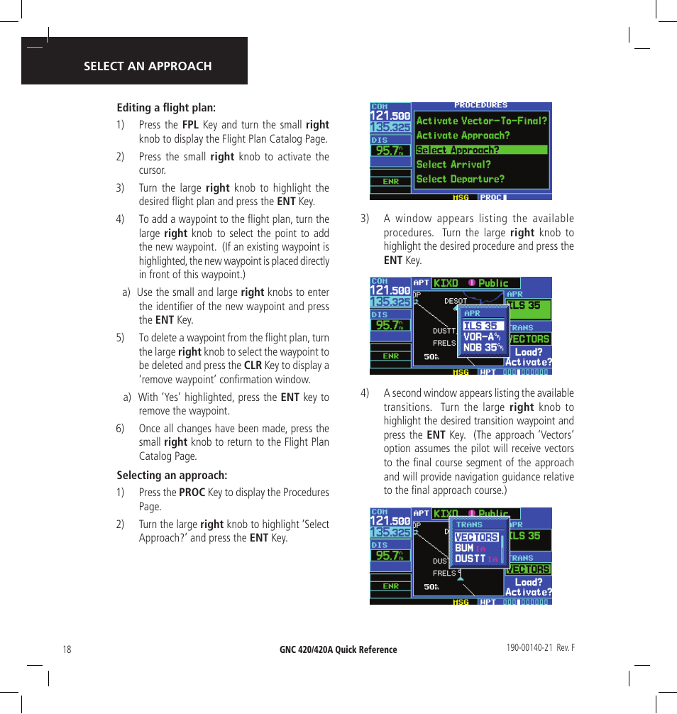 Garmin GNC 420 User Manual | Page 18 / 22