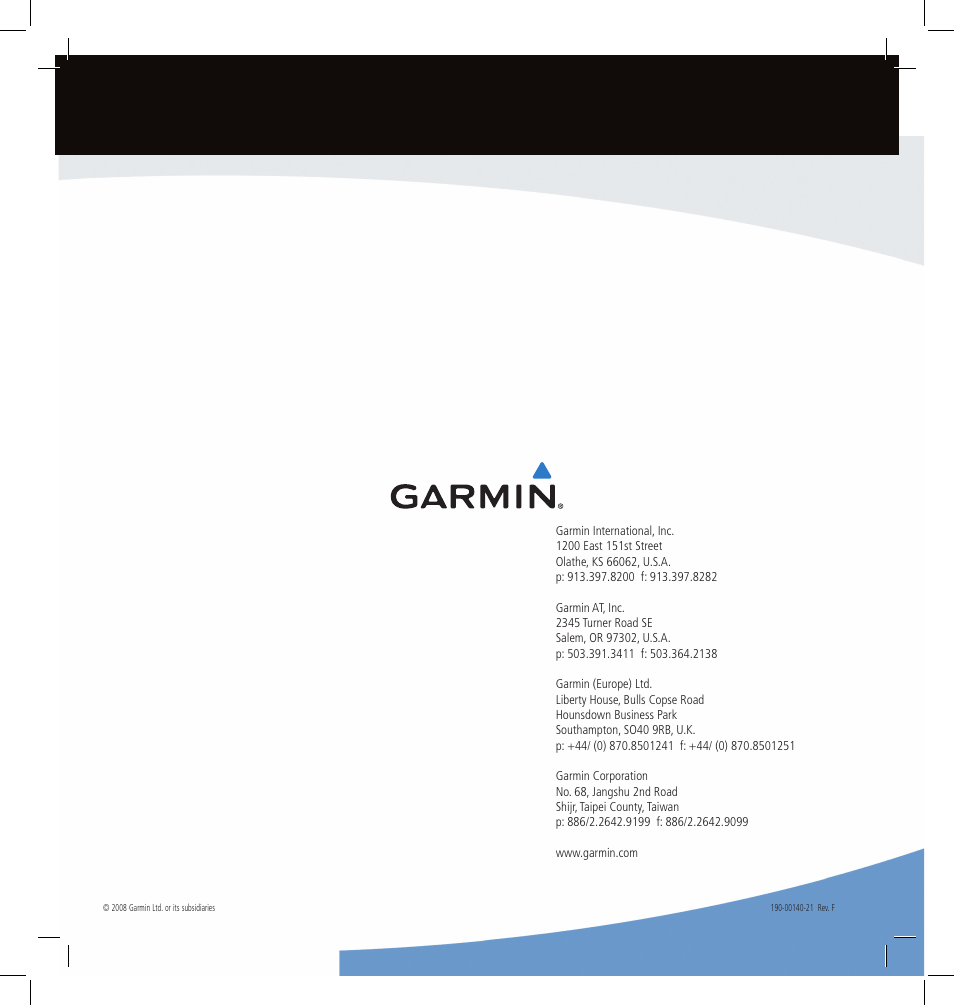 Garmin GNC 420 User Manual | Page 22 / 22