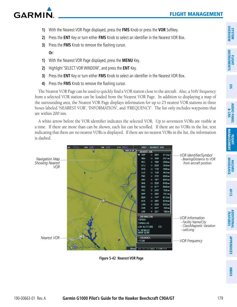 Flight management | Garmin G1000 King Air C90GT User Manual | Page 193 / 586