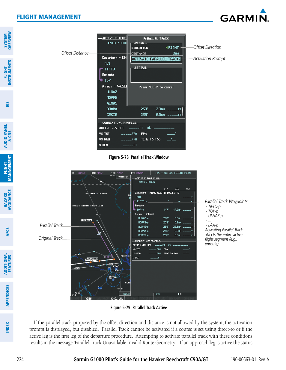 Flight management | Garmin G1000 King Air C90GT User Manual | Page 238 / 586