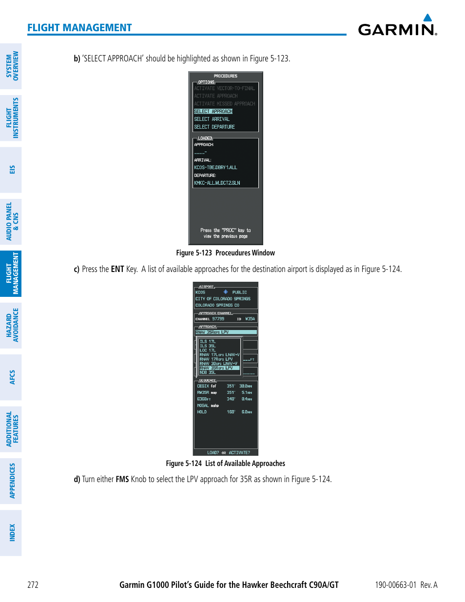 Flight management | Garmin G1000 King Air C90GT User Manual | Page 286 / 586