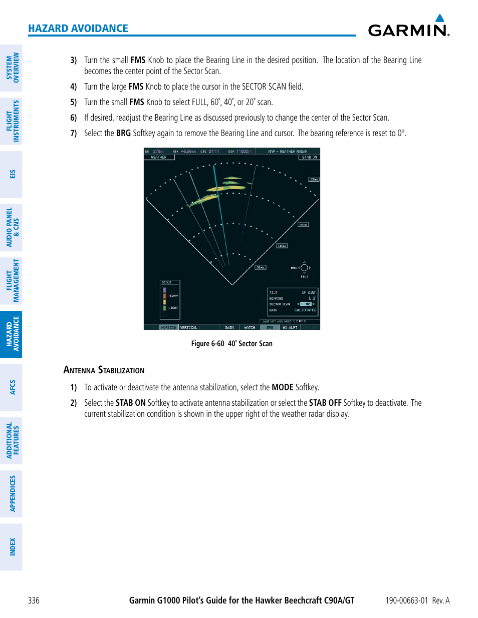 Hazard avoidance | Garmin G1000 King Air C90GT User Manual | Page 350 / 586