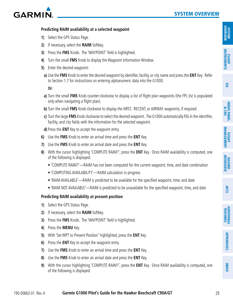 System overview | Garmin G1000 King Air C90GT User Manual | Page 43 / 586