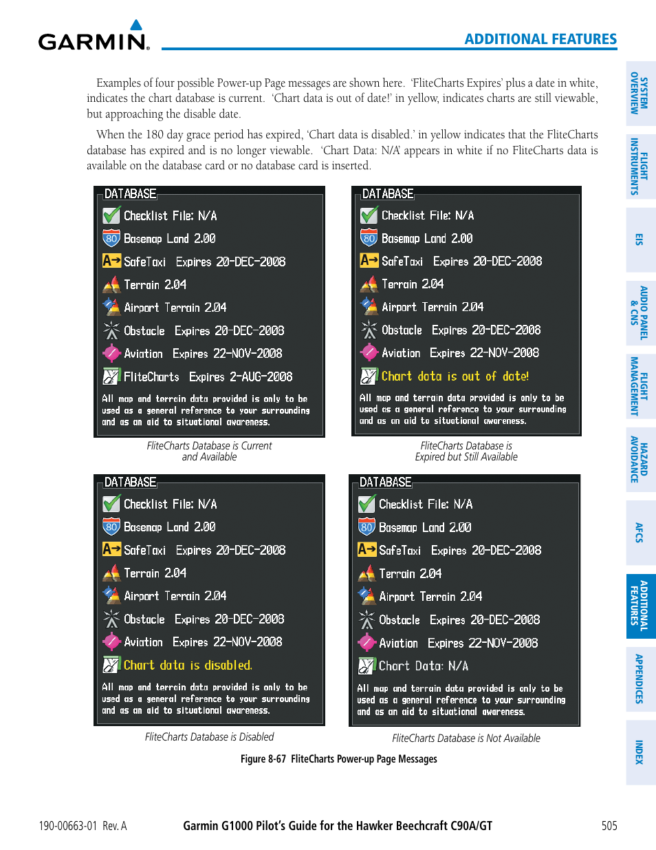 Additional features | Garmin G1000 King Air C90GT User Manual | Page 519 / 586