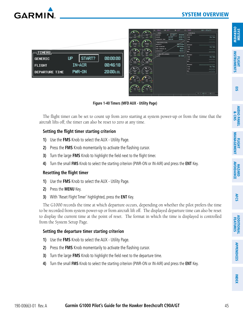 System overview | Garmin G1000 King Air C90GT User Manual | Page 59 / 586