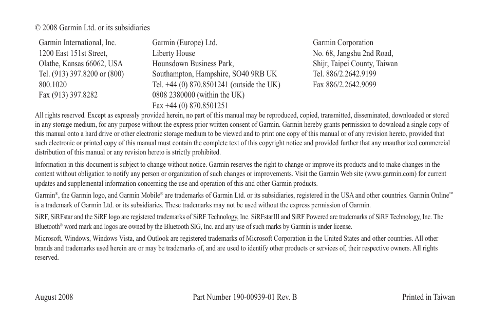 Garmin Mobile PC User Manual | Page 2 / 16