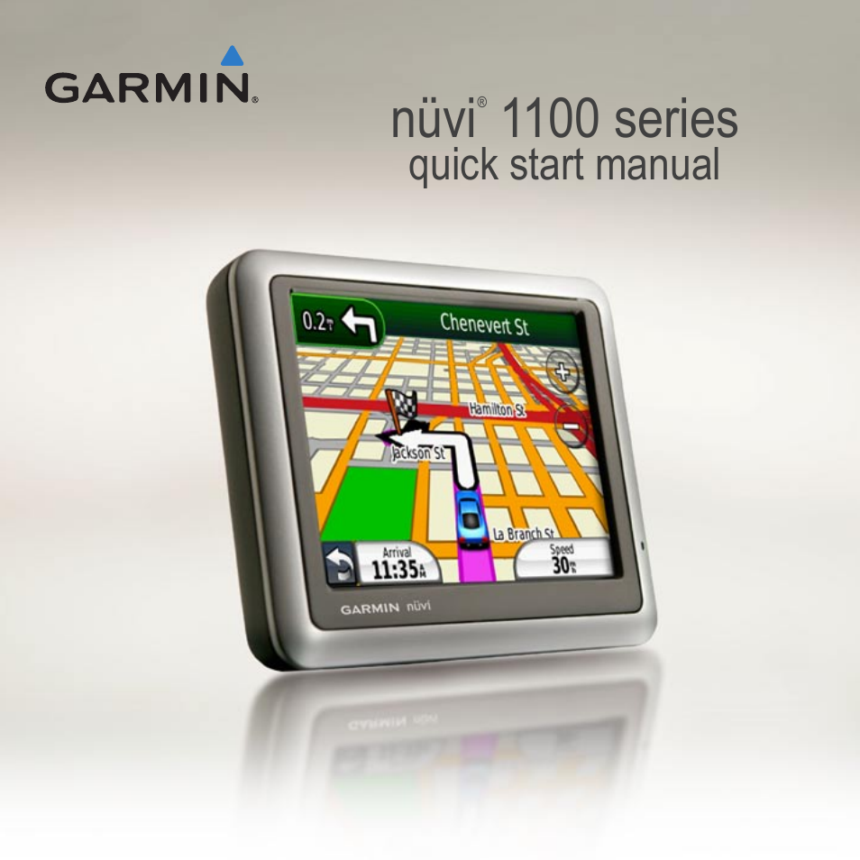 Garmin nuvi 1100LM User Manual | 8 pages