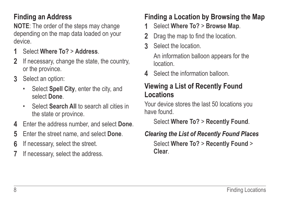 Garmin nuvi 54LM User Manual | Page 12 / 32