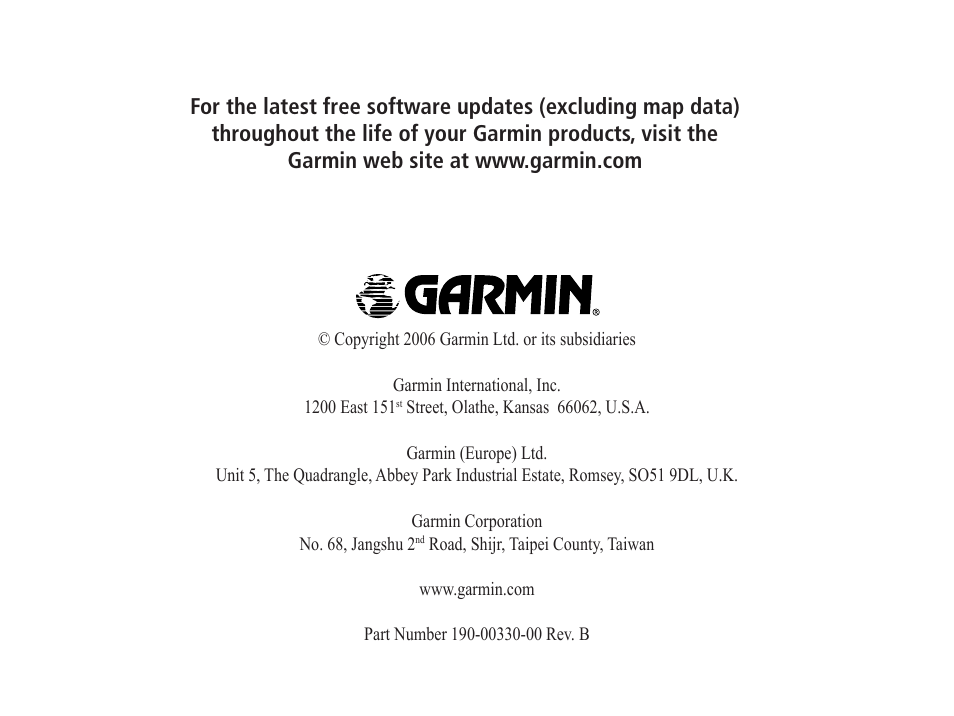 Garmin GPS 60 User Manual | Page 90 / 90