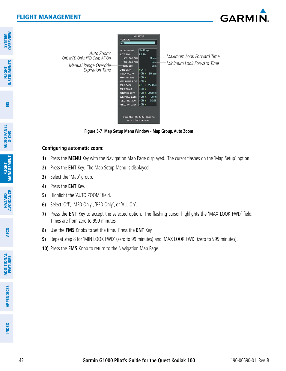 Flight management | Garmin G1000 Quest Kodiak User Manual | Page 154 / 476
