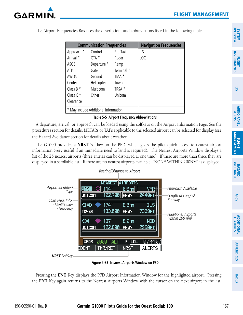 Flight management | Garmin G1000 Quest Kodiak User Manual | Page 179 / 476