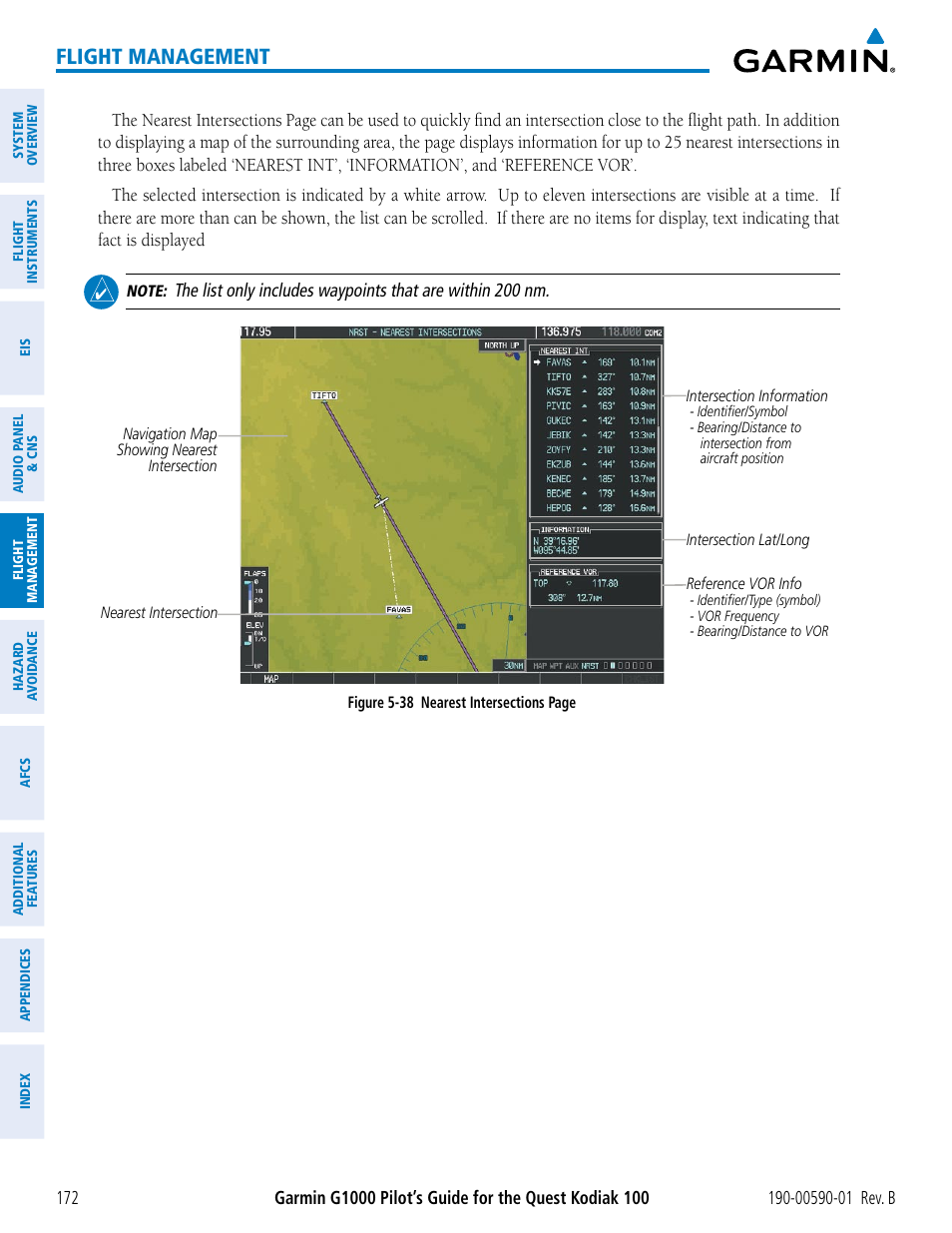 Flight management | Garmin G1000 Quest Kodiak User Manual | Page 184 / 476
