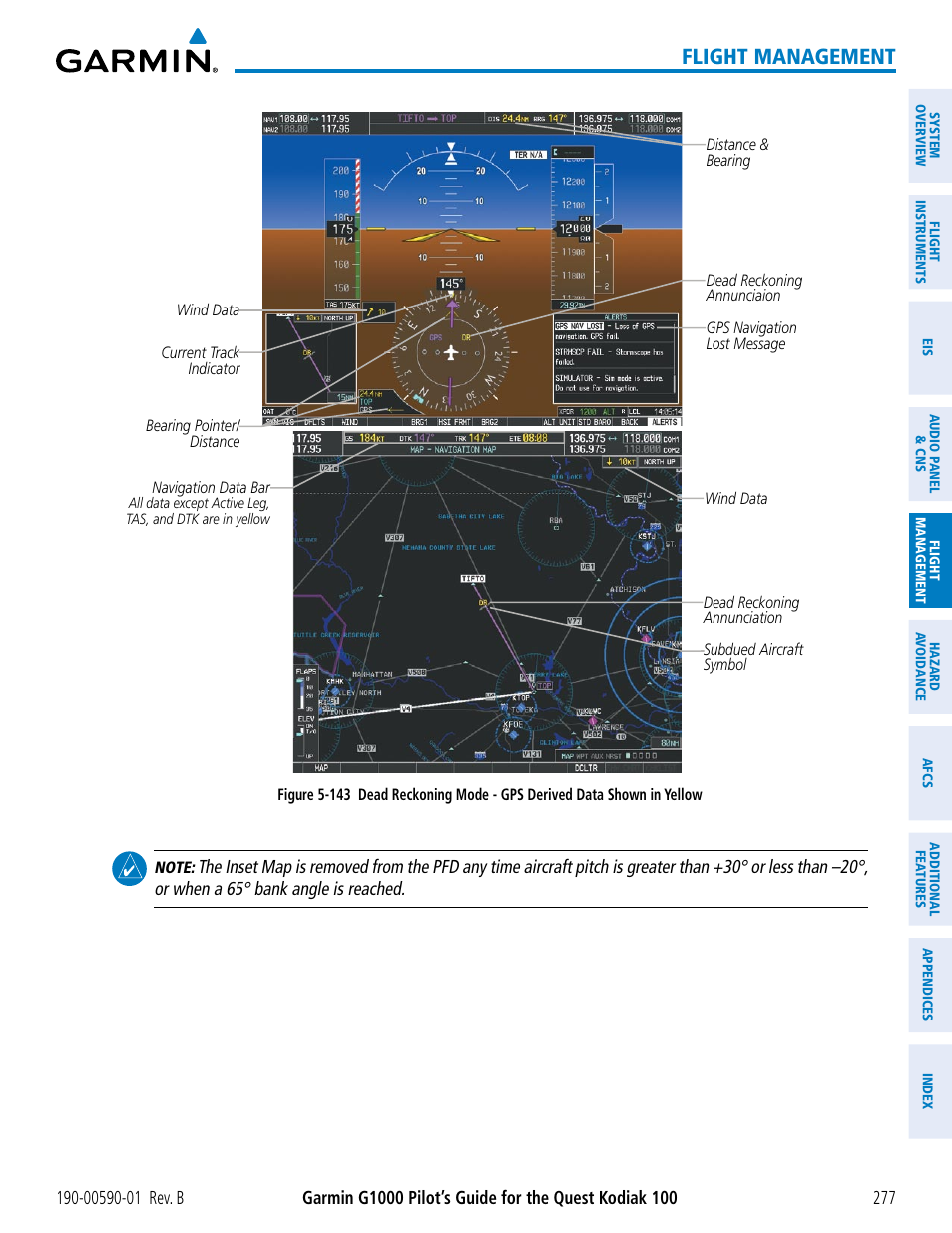 Flight management | Garmin G1000 Quest Kodiak User Manual | Page 289 / 476