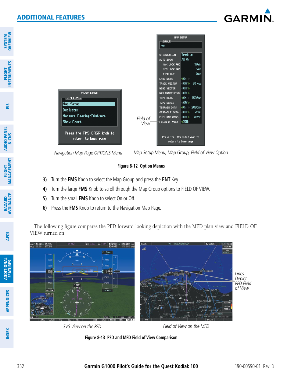 Additional features | Garmin G1000 Quest Kodiak User Manual | Page 364 / 476
