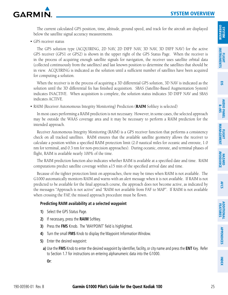 System overview | Garmin G1000 Quest Kodiak User Manual | Page 37 / 476