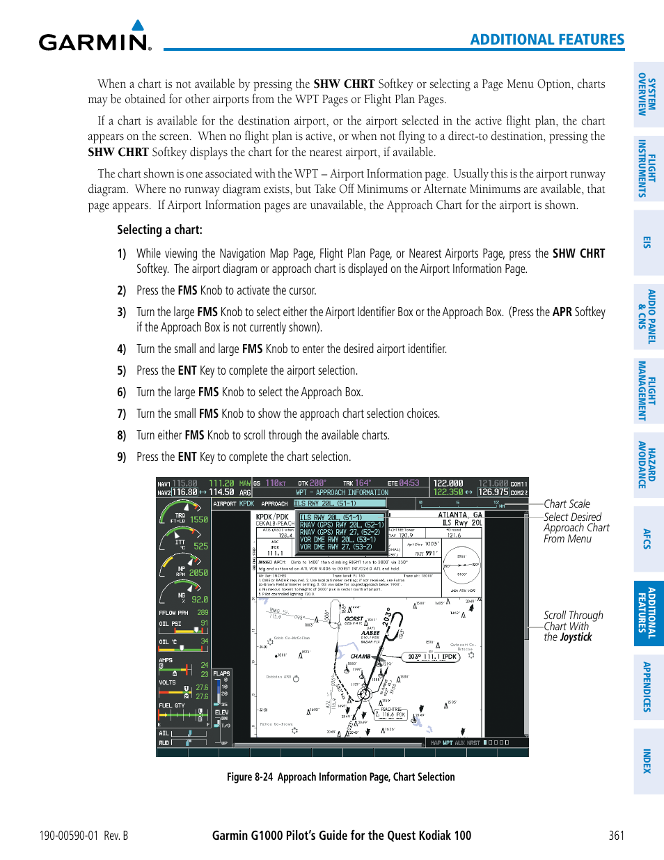 Additional features | Garmin G1000 Quest Kodiak User Manual | Page 373 / 476