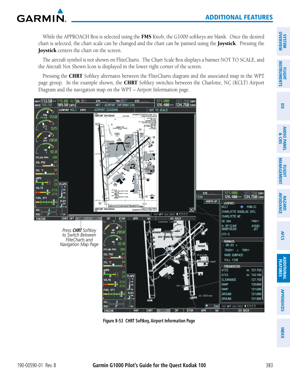Additional features | Garmin G1000 Quest Kodiak User Manual | Page 395 / 476