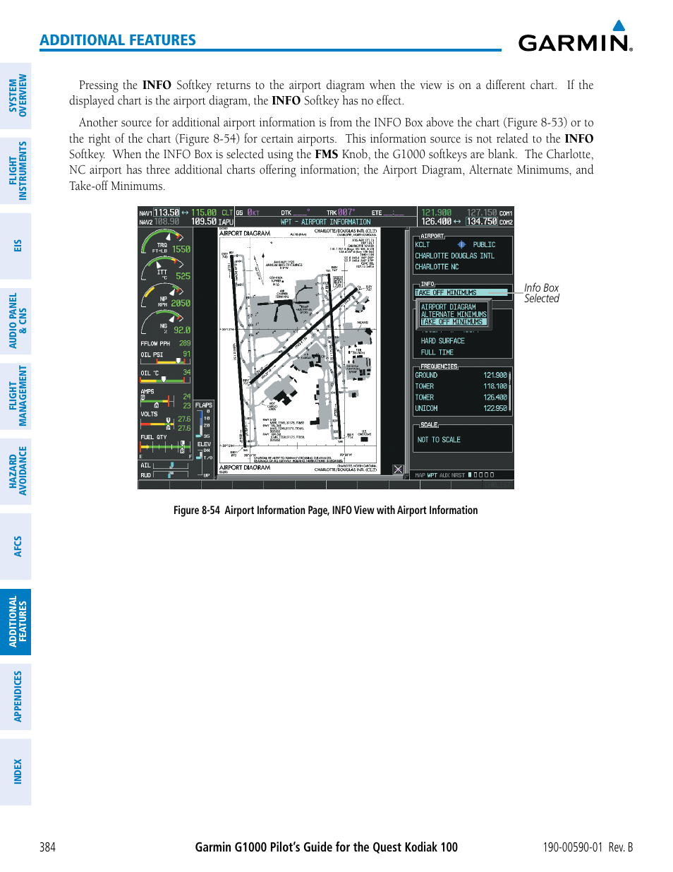 Additional features | Garmin G1000 Quest Kodiak User Manual | Page 396 / 476
