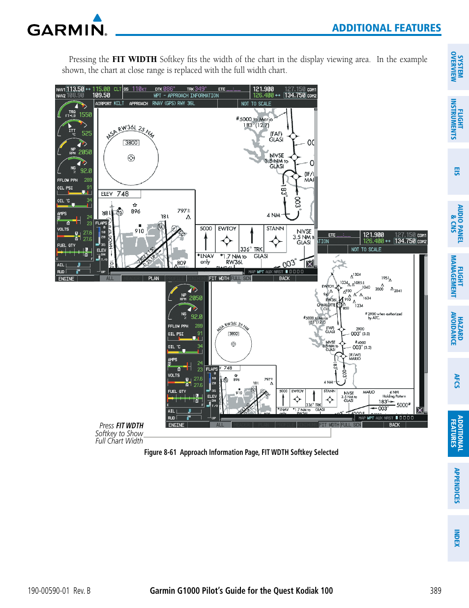 Additional features | Garmin G1000 Quest Kodiak User Manual | Page 401 / 476