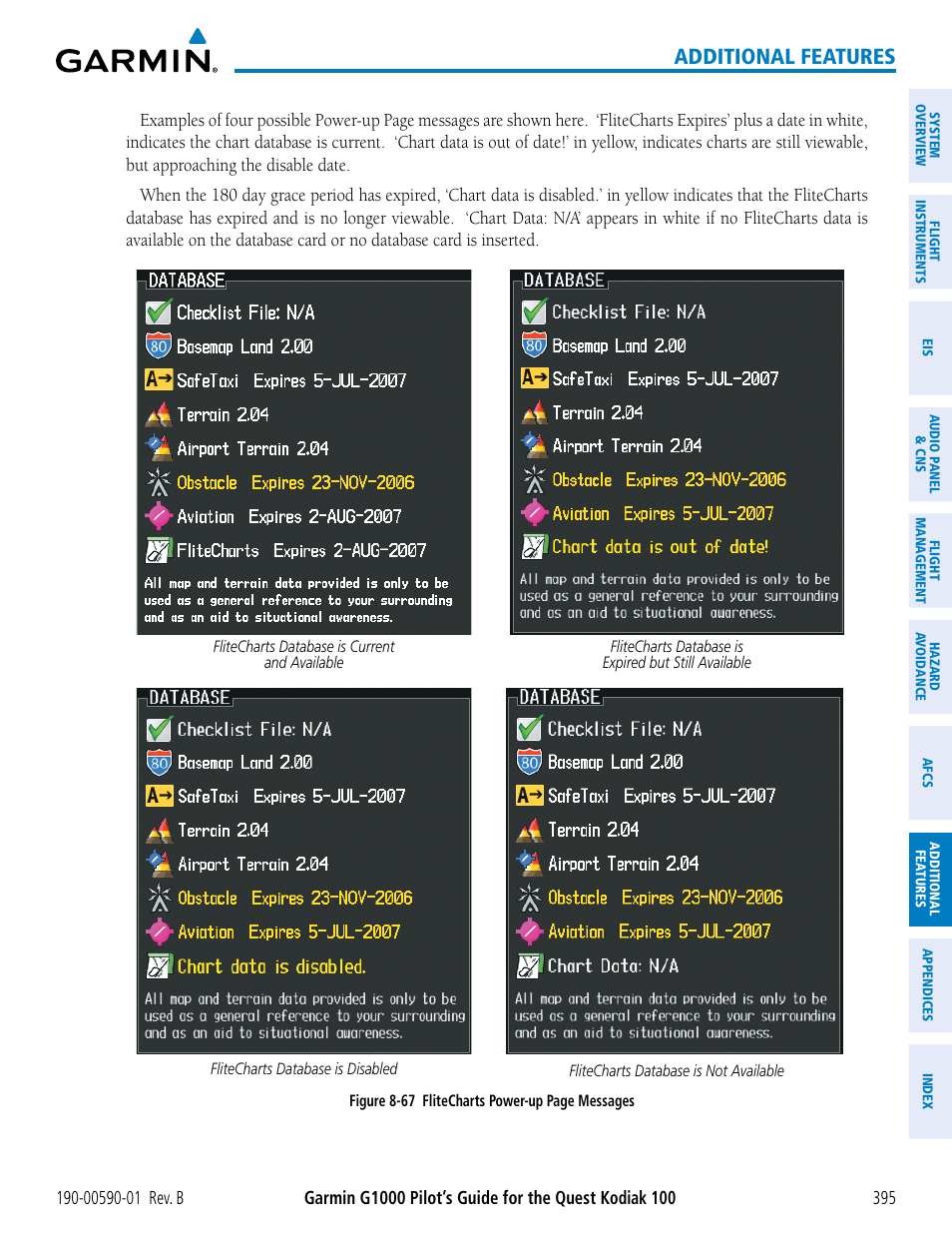 Additional features | Garmin G1000 Quest Kodiak User Manual | Page 407 / 476