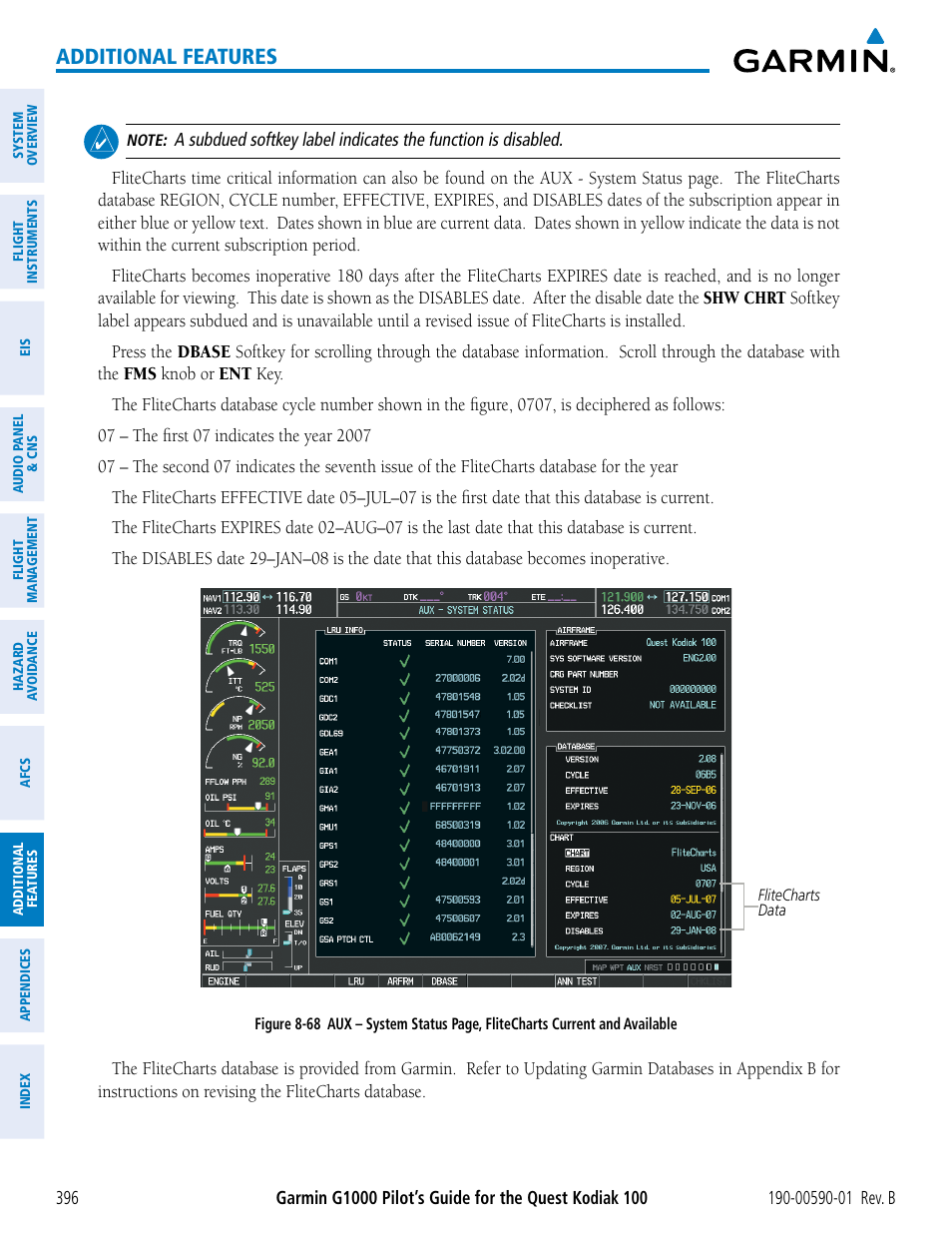 Additional features | Garmin G1000 Quest Kodiak User Manual | Page 408 / 476