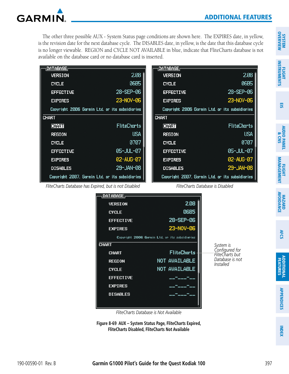 Additional features | Garmin G1000 Quest Kodiak User Manual | Page 409 / 476