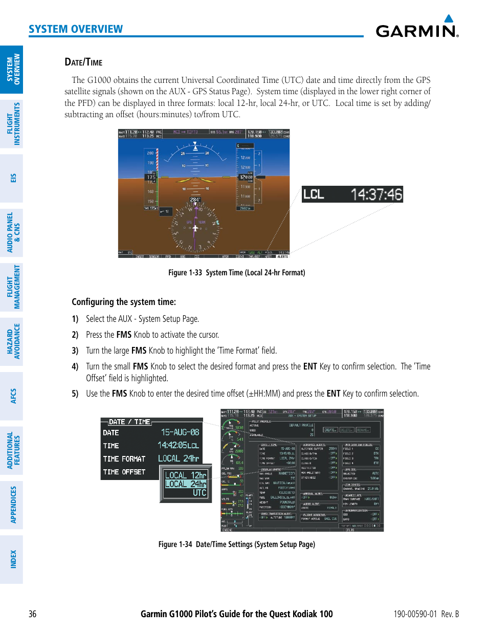 System overview | Garmin G1000 Quest Kodiak User Manual | Page 48 / 476