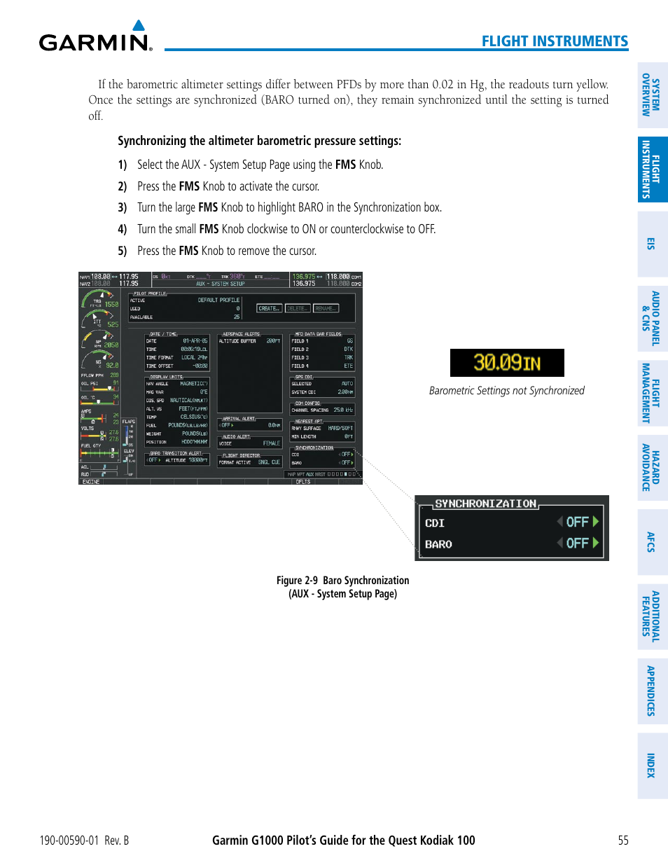 Flight instruments | Garmin G1000 Quest Kodiak User Manual | Page 67 / 476