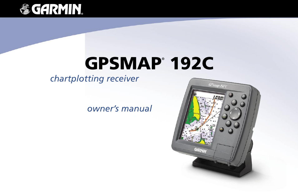 Garmin GPSMAP 192C User Manual | 124 pages