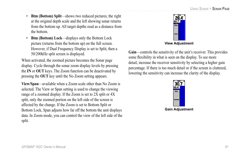 Garmin GPSMAP 192C User Manual | Page 87 / 124