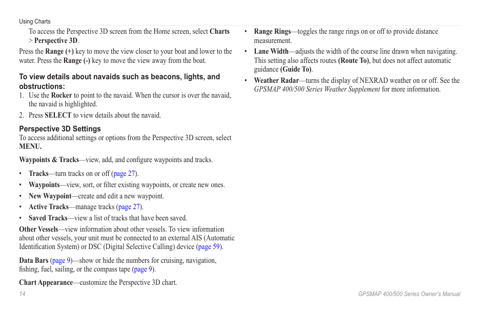 Garmin GPSMAP 546s User Manual | Page 20 / 78