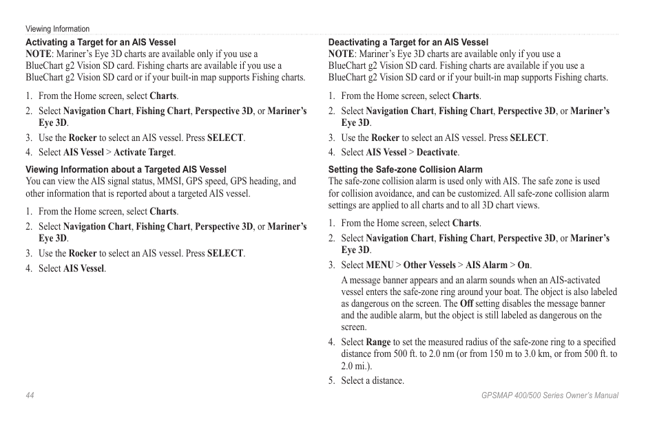 Garmin GPSMAP 546s User Manual | Page 50 / 78