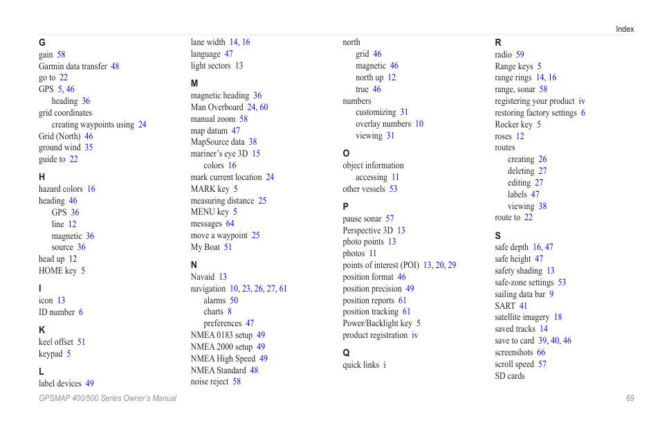 Garmin GPSMAP 546s User Manual | Page 75 / 78