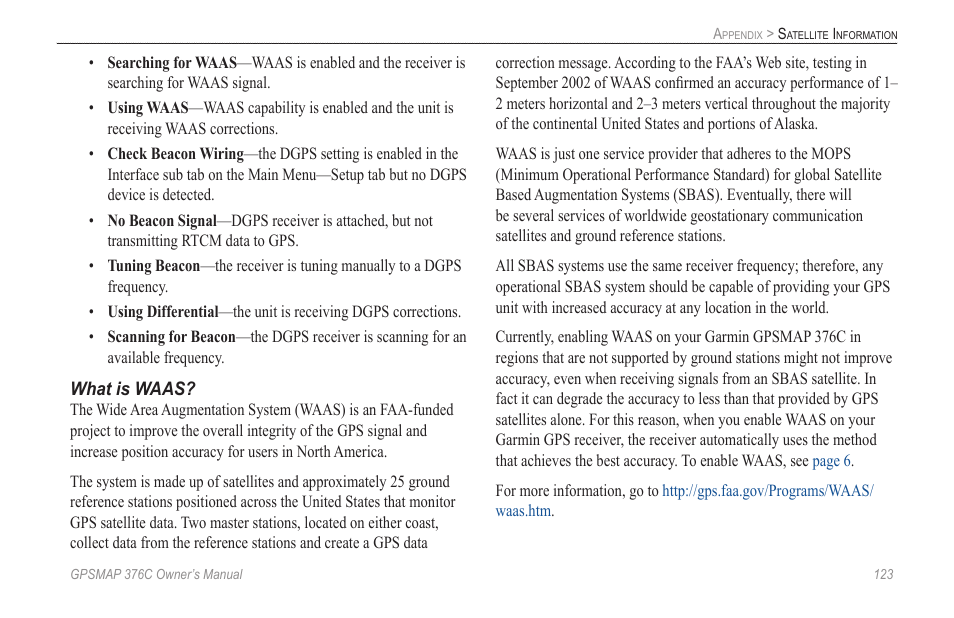 Garmin GPSMAP 376C User Manual | Page 131 / 152