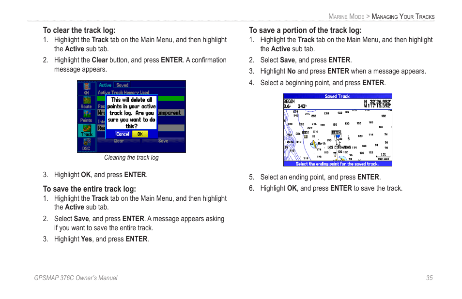 Garmin GPSMAP 376C User Manual | Page 43 / 152