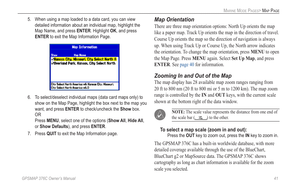 Garmin GPSMAP 376C User Manual | Page 49 / 152