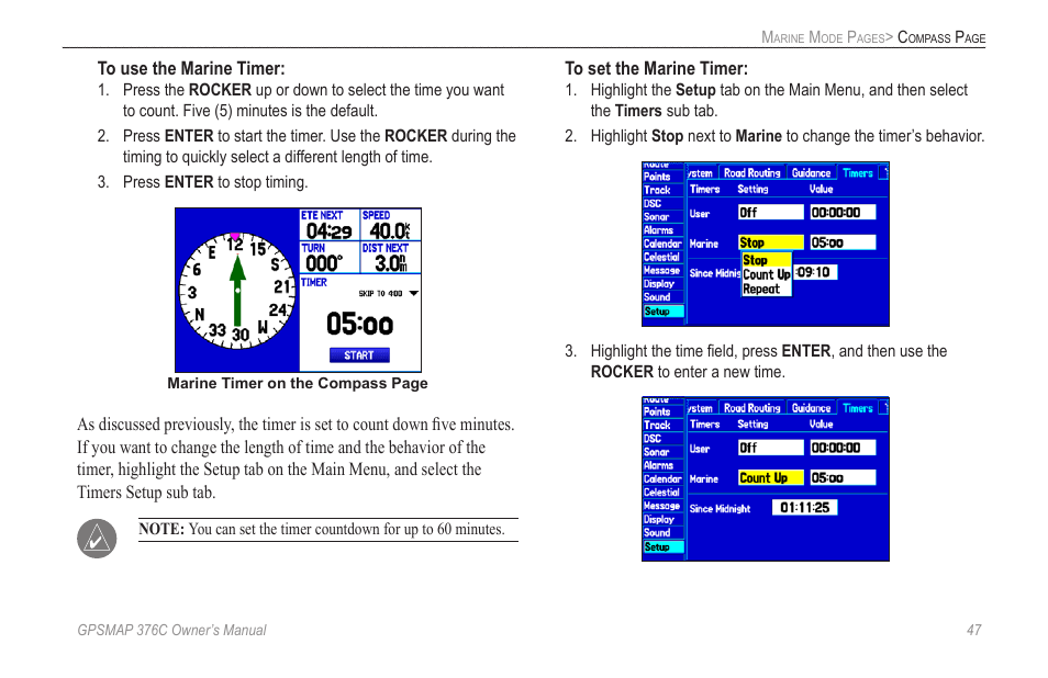 Garmin GPSMAP 376C User Manual | Page 55 / 152