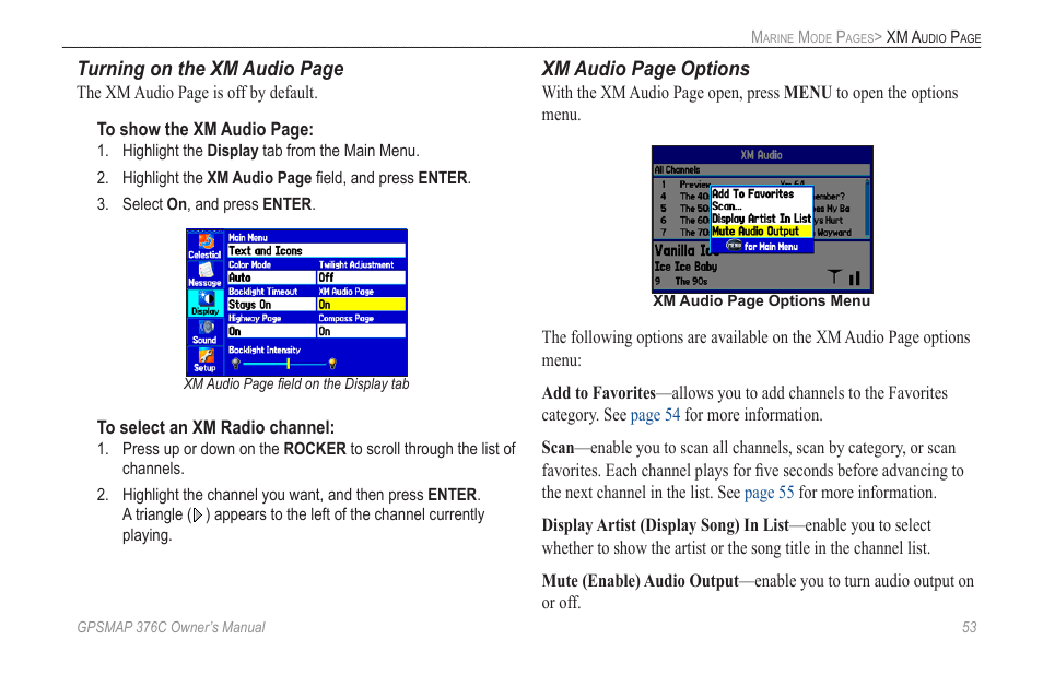 Garmin GPSMAP 376C User Manual | Page 61 / 152