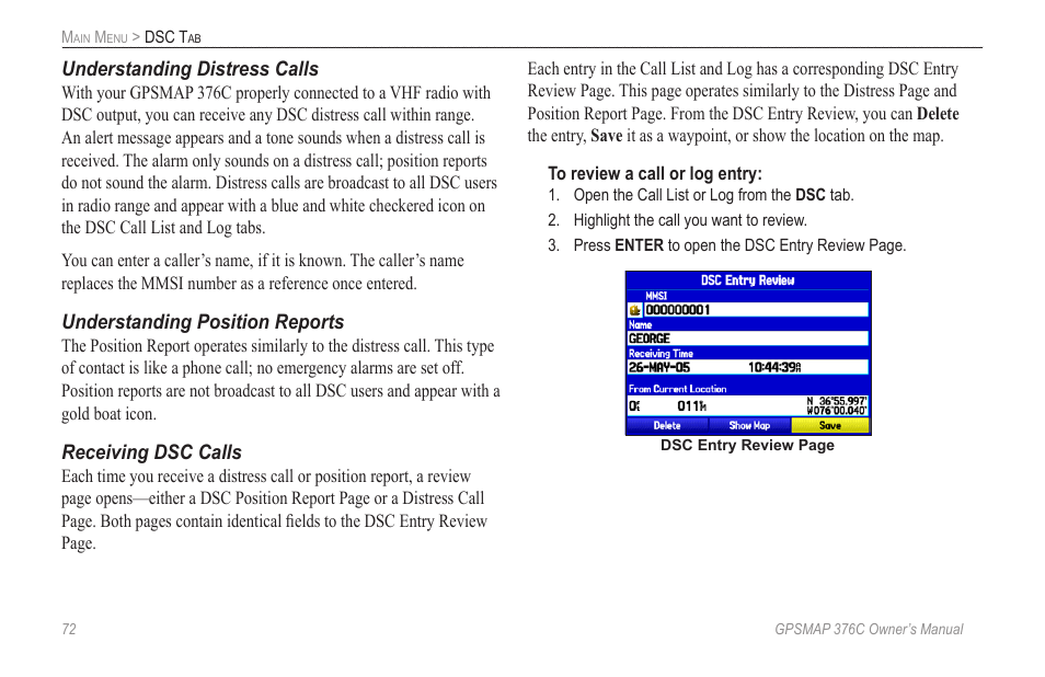 Garmin GPSMAP 376C User Manual | Page 80 / 152