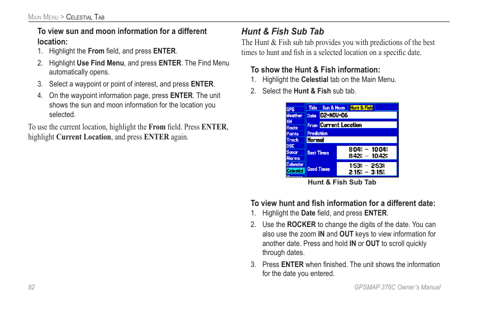 Garmin GPSMAP 376C User Manual | Page 90 / 152