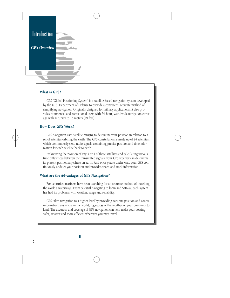 Introduction | Garmin GPS 45 User Manual | Page 10 / 70