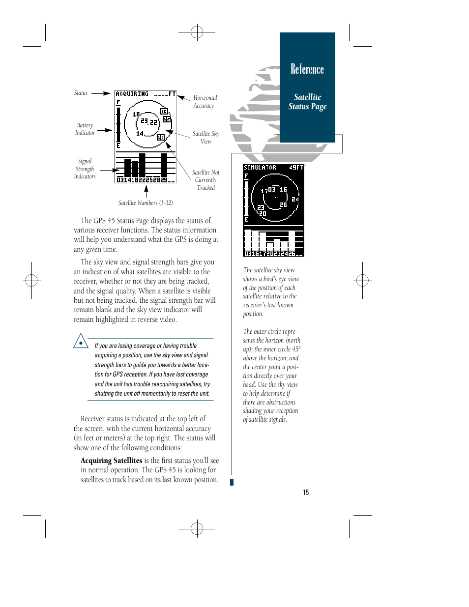 Reference | Garmin GPS 45 User Manual | Page 23 / 70