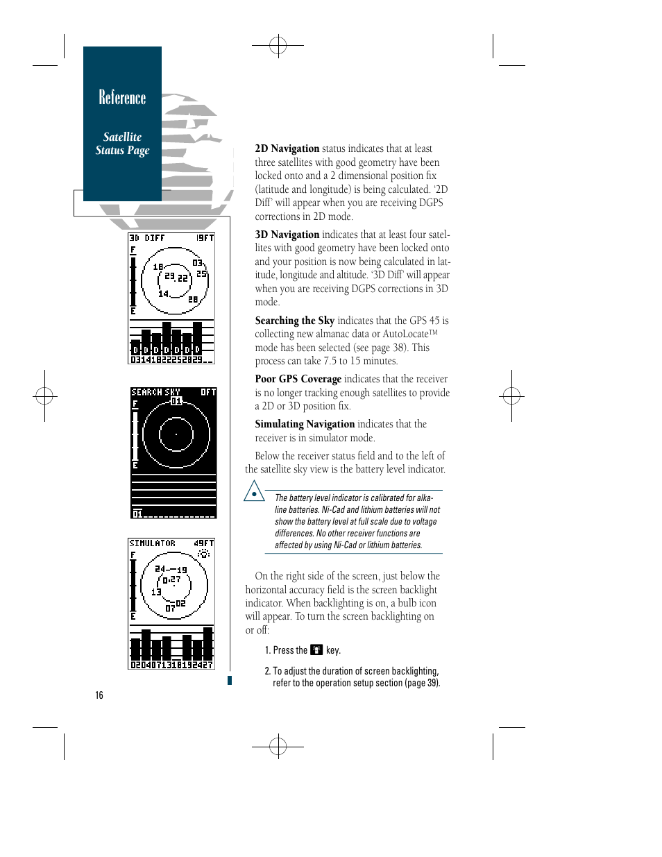 Reference | Garmin GPS 45 User Manual | Page 24 / 70