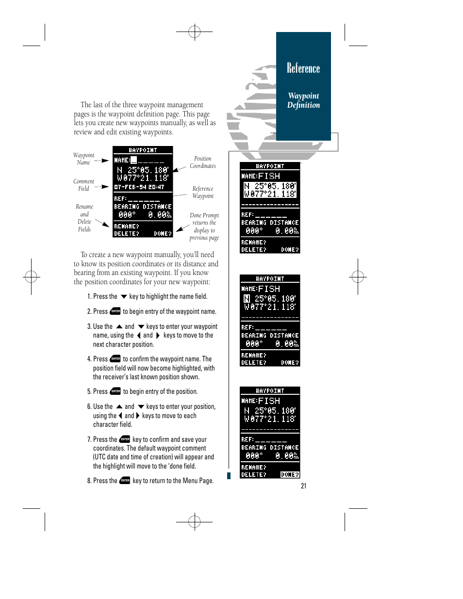 Reference | Garmin GPS 45 User Manual | Page 29 / 70