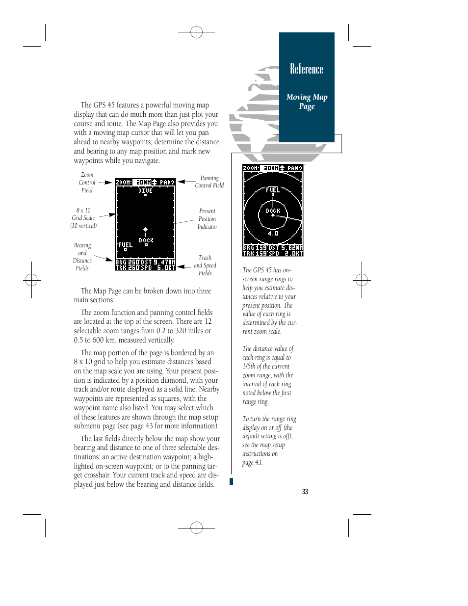 Reference | Garmin GPS 45 User Manual | Page 41 / 70