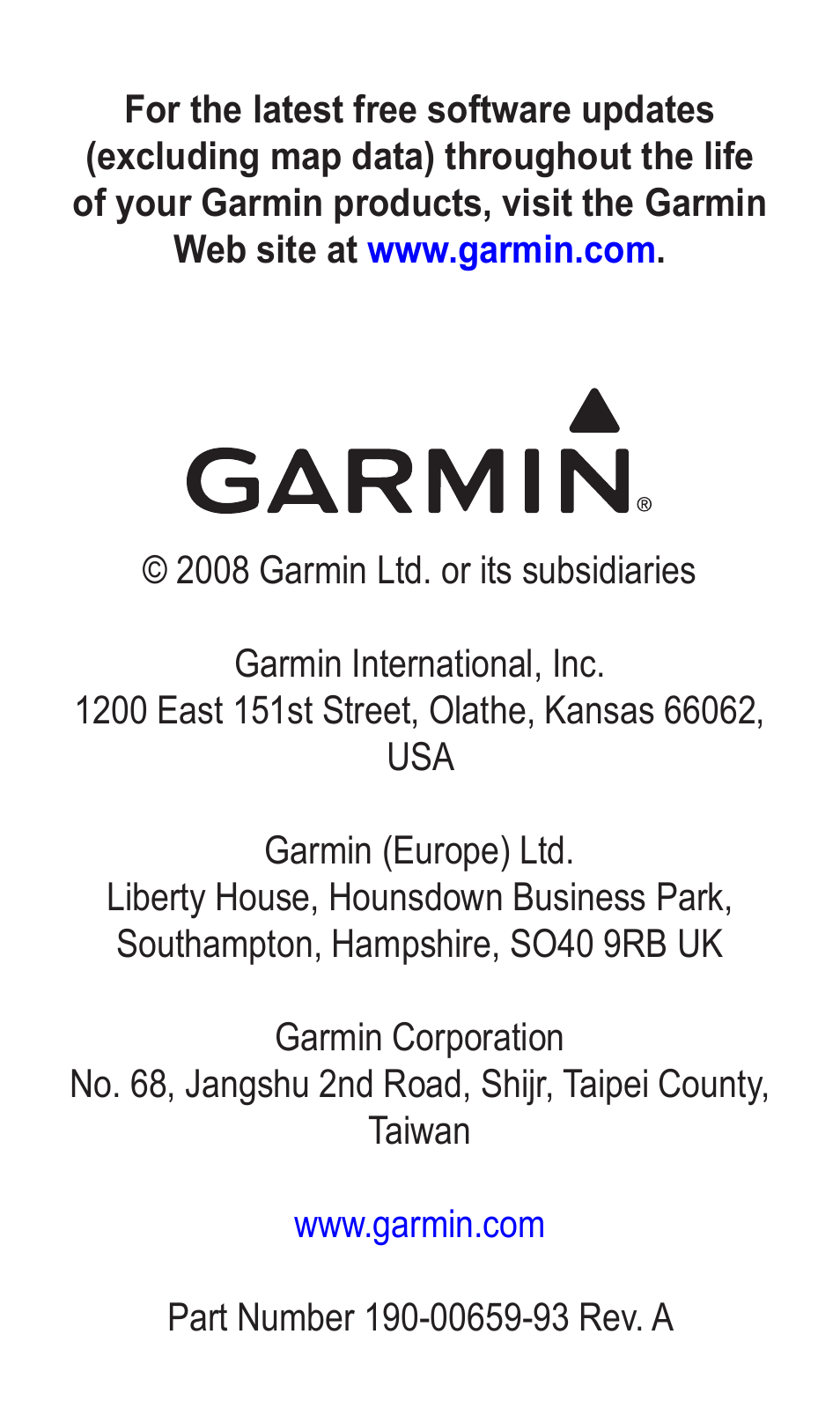 Garmin GTM 20 User Manual | Page 58 / 60