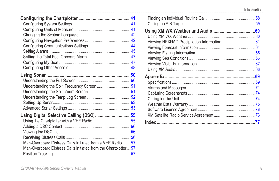 Garmin GPSMAP 545s User Manual | Page 5 / 88