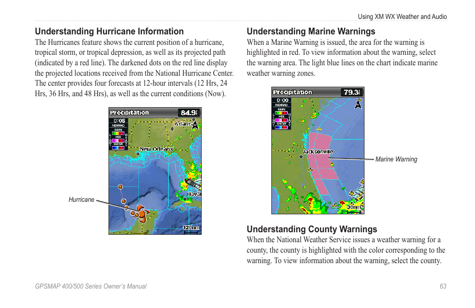 Garmin GPSMAP 545s User Manual | Page 69 / 88