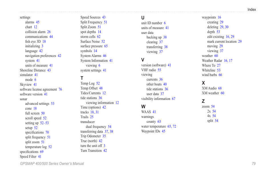 Garmin GPSMAP 545s User Manual | Page 85 / 88